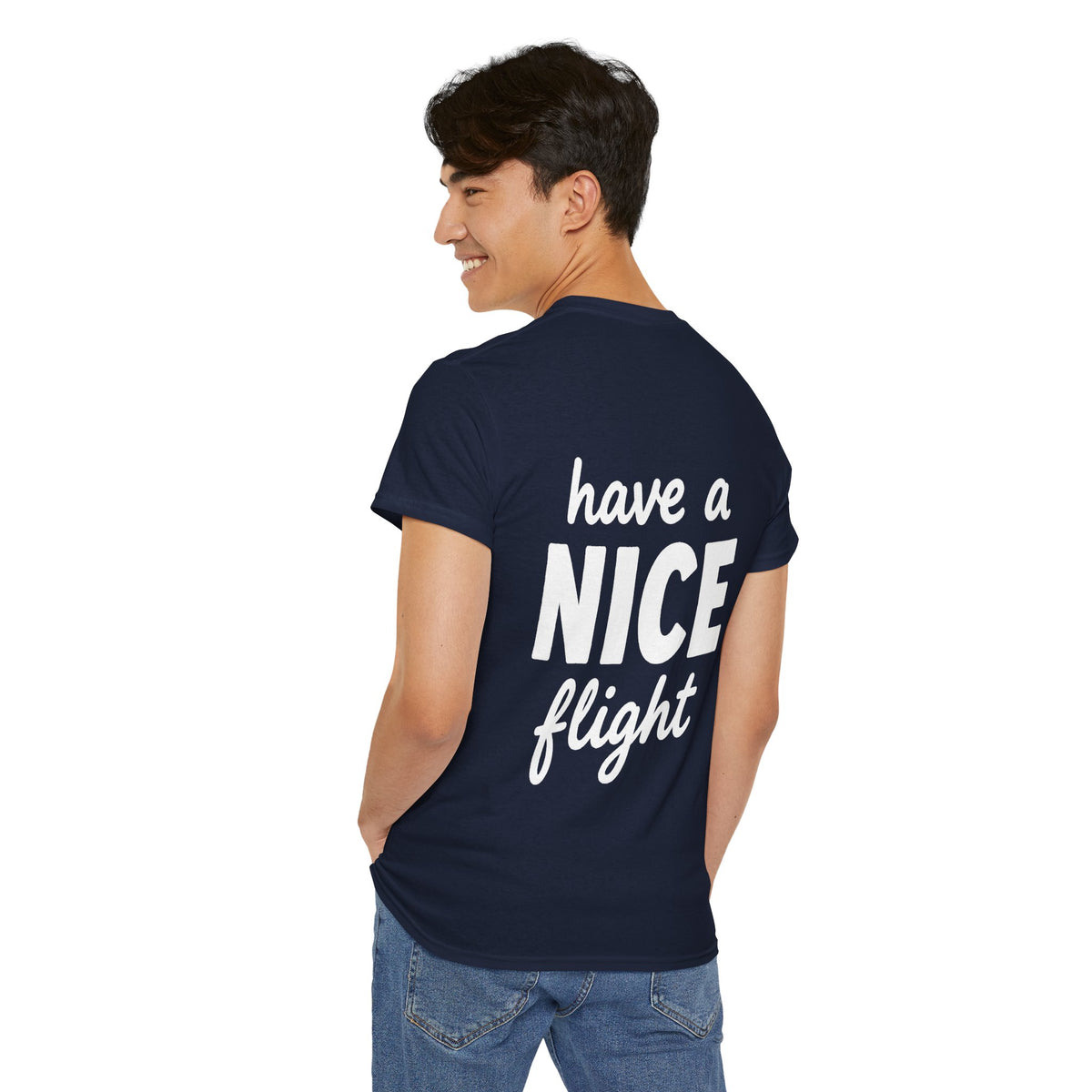 Have a Nice Flight T-Shirt - Crashed Plane Graphic Tee