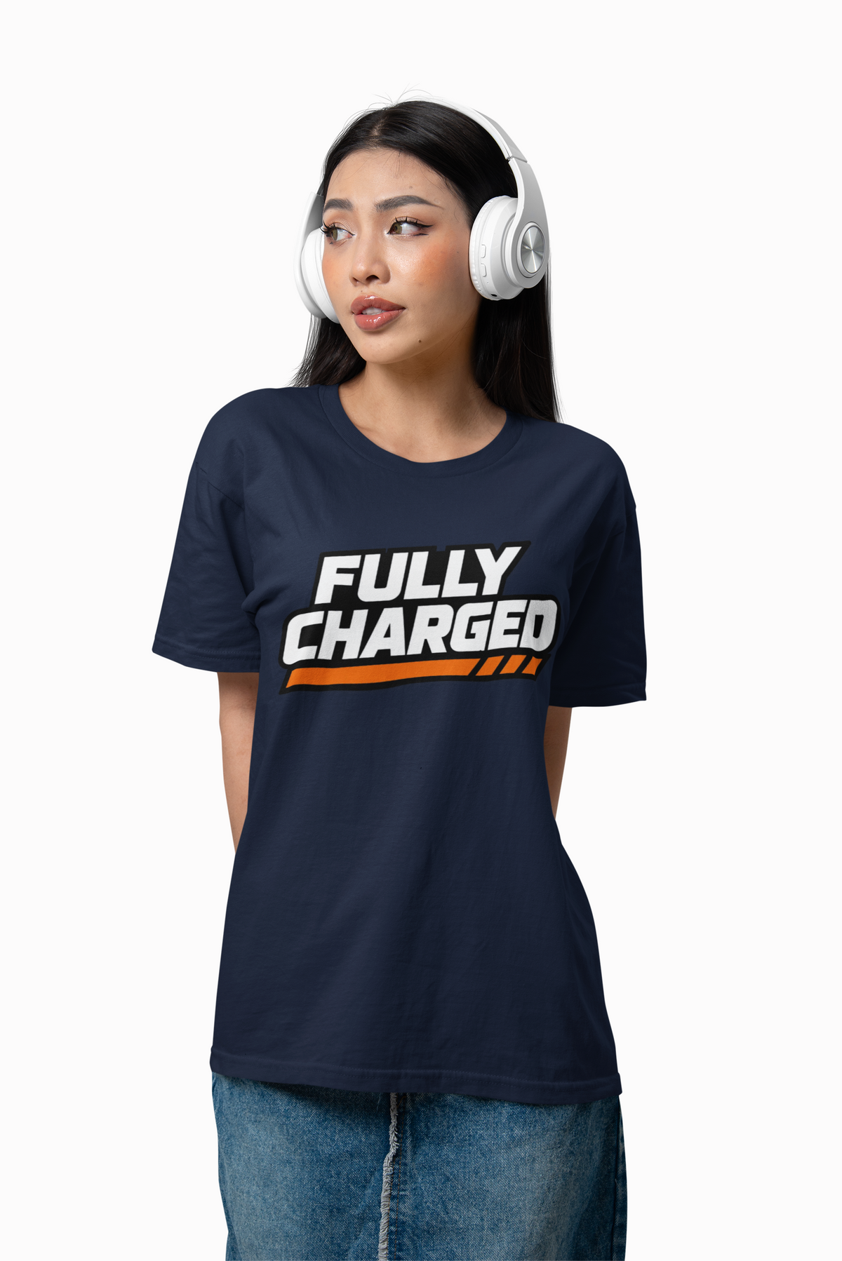 Battery Tech Tee - 5000mAh "Fully Charged" Graphic T-Shirt