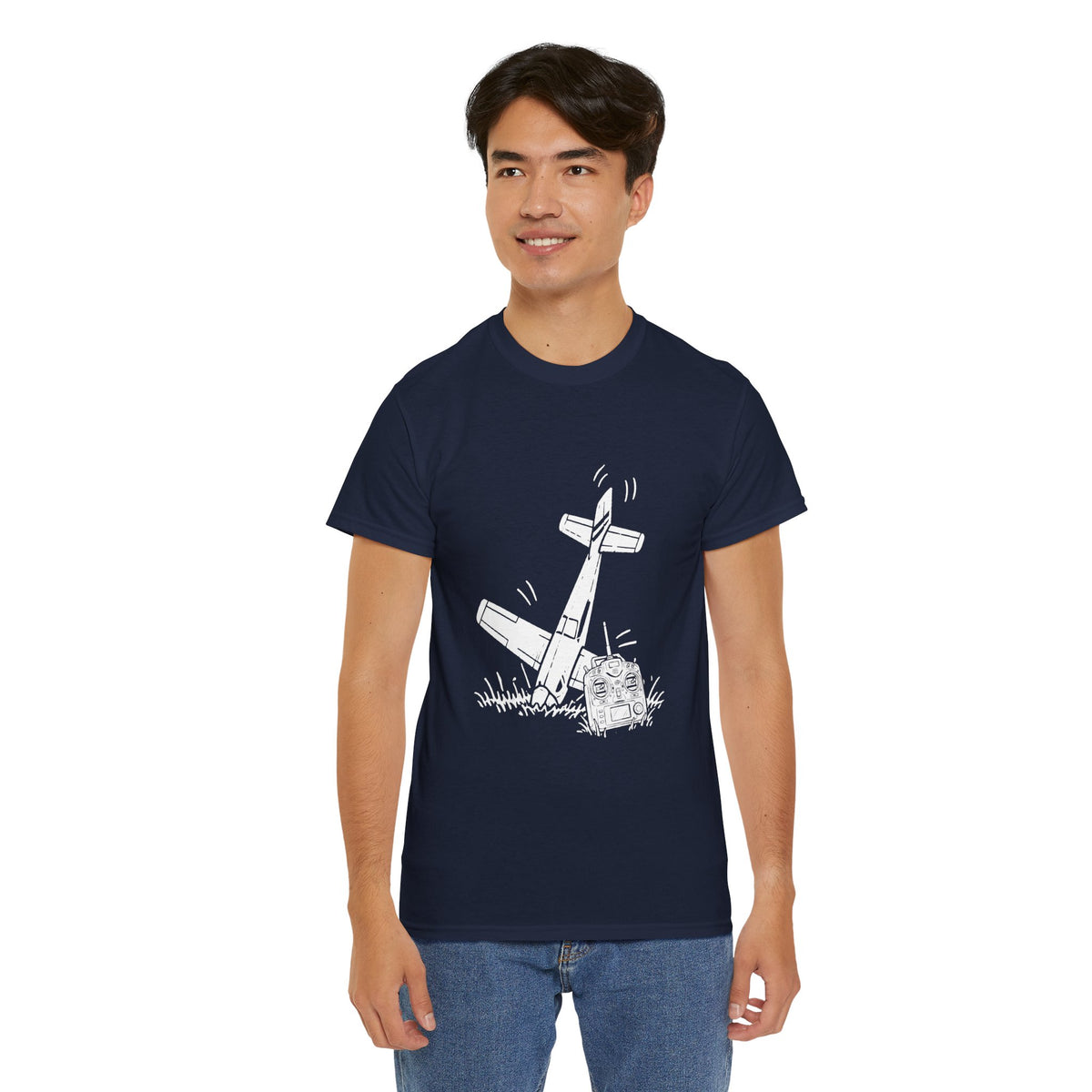 Have a Nice Flight T-Shirt - Crashed Plane Graphic Tee