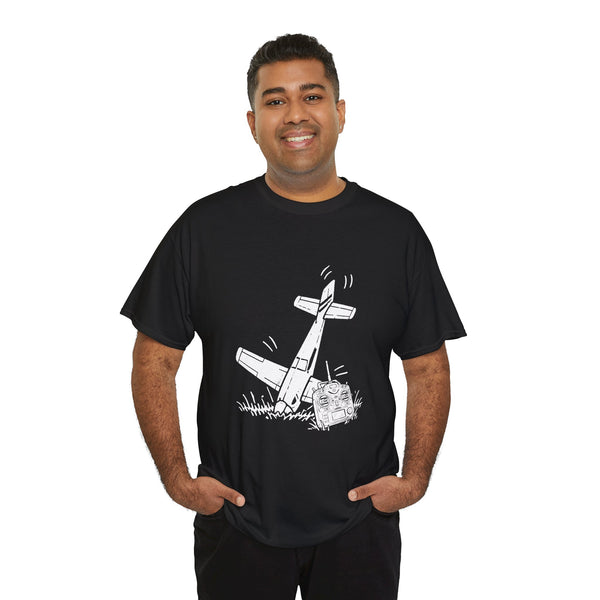Have a Nice Flight T-Shirt - Crashed Plane Graphic Tee