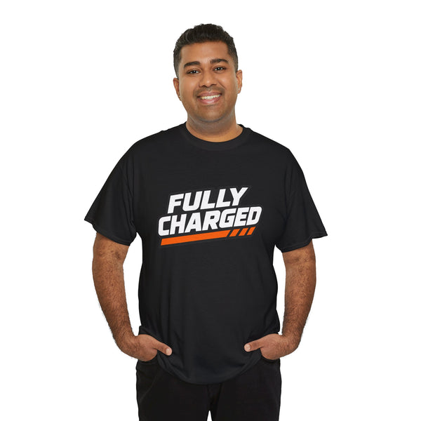 Battery Tech Tee - 5000mAh "Fully Charged" Graphic T-Shirt