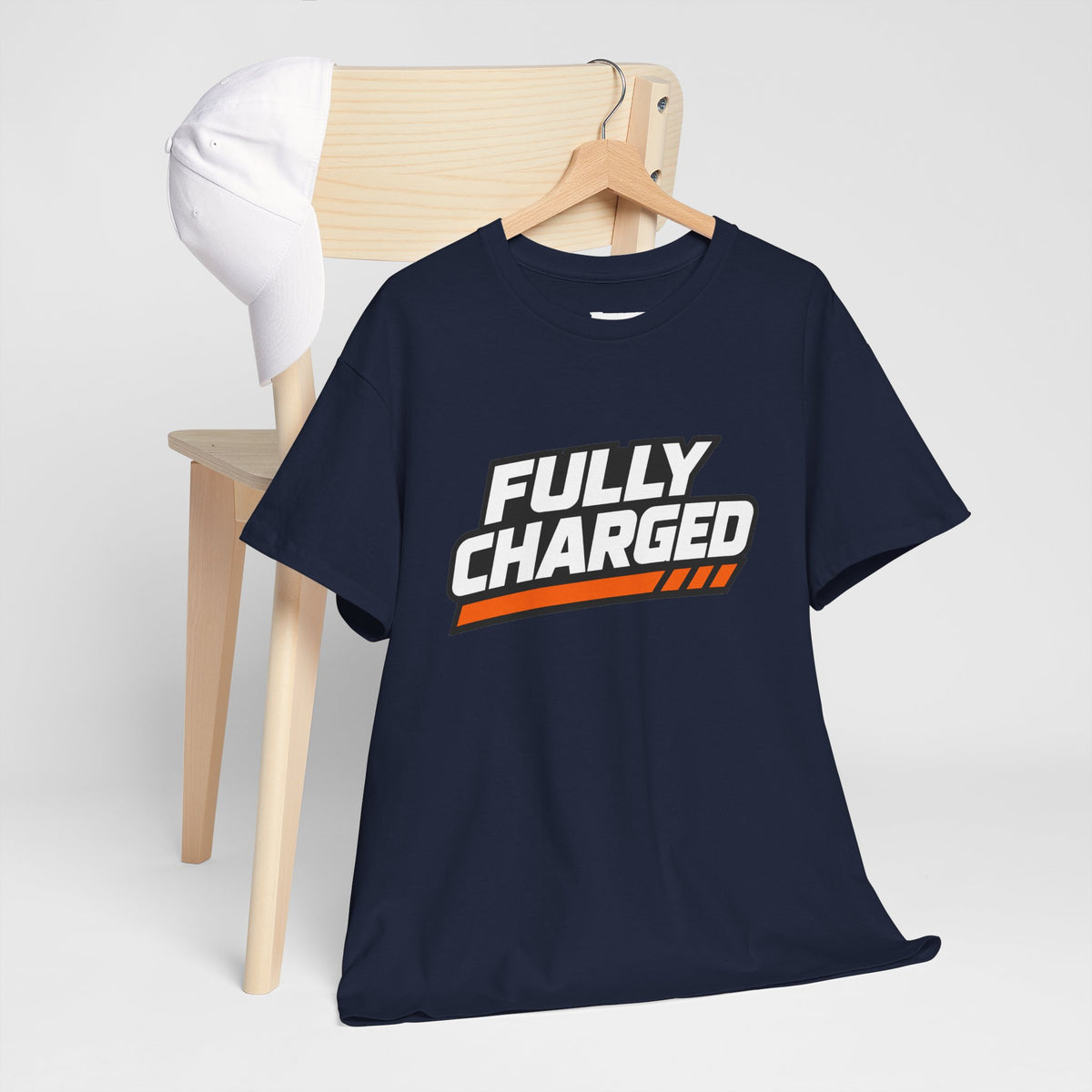 Battery Tech Tee - 5000mAh "Fully Charged" Graphic T-Shirt