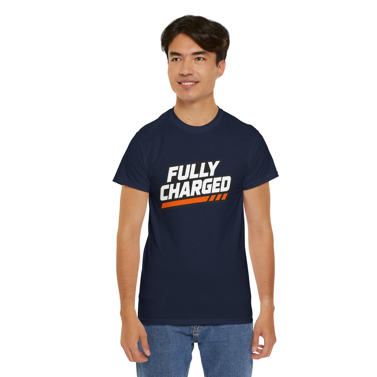 Battery Tech Tee - 5000mAh "Fully Charged" Graphic T-Shirt